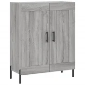 Vidaxl Komoda siva sonoma 69,5x34x90 cm inženirski les