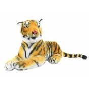 Plišasti tiger rjave barve 54 cm