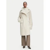 Rinascimento Umetni kožuh CFC0127146003 Kremna Oversize