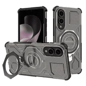 Hibridna maska Carbon Shield Pro za Samsung Galaxy S25 Edge - smoke black