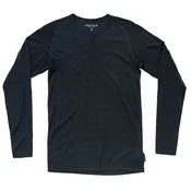 Majica s kratkimi rokavi Devold Lauparen Merino Base 190, črnilo (XXL)