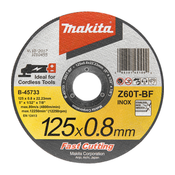 MAKITA B-45733 Tanka rezalna plošča za inox, Z60T, 125x0.8x22.23