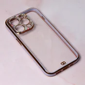 Maska za telefon Cirkon Camera za iPhone 14 Pro 6.1 ljubicasta