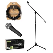 SHURE SM 58 komplet mikrofon/stojalo