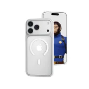 Lanxingxiansheng Maska za mobilni telefon IPhone 17 Pro, Sivo-bela