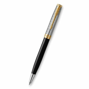 Parker Sonnet Premium Metal Black GT pisalo s kroglico