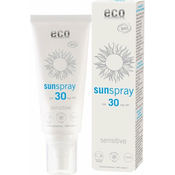 eco cosmetics Sončna krema v razpršilu ZF 30 sensitive - 100 ml
