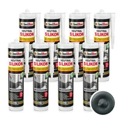 IsolBau Nevtralni silikon antracit Nevtralni silikon 8 x 300 ml
