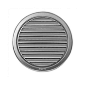 ZRAČNIK VGRADNI FI= 125 MM - Z MREŽO [INOX] - NVM 125