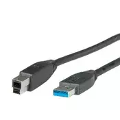 KAB Roline USB3.0 A-B kabel - 1,8 m 11.02.8870-50