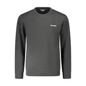 WRANGLER MEN'S BLACK ZIP-UP SWEATSHIRT
