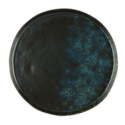 LE COQ Phobos plitki tanjur 31xH2cm / okrugli / crno-plavi / kamenina