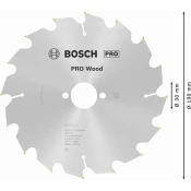 List za krožno žago PRO Wood, 190 x 2 x 30 mm, T16