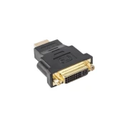 Lanberg lanberg ad-0014-bk kabel za spreminjanje spola hdmi dvi-d (f) (24 + 5) črn