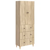 vidaXL Set omar 2 pcs 66 x 34,5 x 90 cm Inženirski les