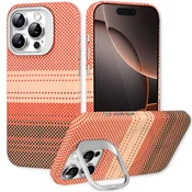 Overboard Ovitek za iPhone 16 Pro Max, okvir, stojalo, za MagSafe, oranžna barva za sončni zahod