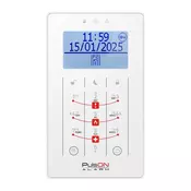 BCS PULSON LCD/S WH Bela LCD/S zaslonka na dotik