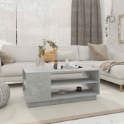 Stolic za kavu siva boja betona 102 x 55 x 43 cm od iverice