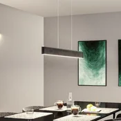 Paulmann LED-visoka svetilka Jagun, antracit, filc, 3-stopenjsko zatemnjevanje - Dnevna soba/jedilnica - Sodobni - Tkanine/tekstil