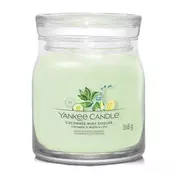 Yankee Candle Svíčka Signature střední, Cucumber Mint Cooler, Okurková limonáda s mátou, 368 g