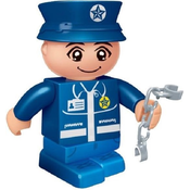 Djecja igracka BanBao - Mini figurica Policajac, 10 cm