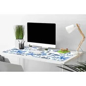 Decormat Namizna podloga Blue flowers 100x50 cm