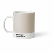 Siva keramična skodelica 375 ml Warm Gray 2 – Pantone