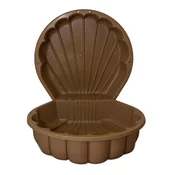 DOLONI Otroško peskovnik ECO Shell rjavo