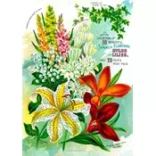 Enjoy - Puzzle Vintage cvetlični katalog Art - 1 000 kosov