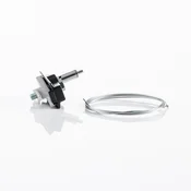 Ivela LKM adapter mehanski črn napenjalec vrvi, 2 m - Aluminij