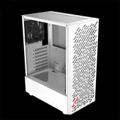 ADATA XPG Midi ATX Valor AIR kućište, 4x120 mm ventilatora, bez napajanja, staklena bočna ploča, bijelo VALORAIRMT-WHCWW