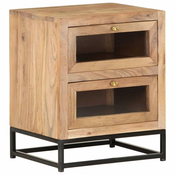 Nocni ormaric 40 x 30 x 50 cm od masivnog bagremovog drva