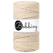 Bobbiny 3PLY Macrame Rope 3 mm 100 m Warm Beige Vrvica