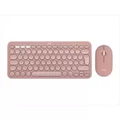 LOGITECH set bežicna tastatura i miš Pebble 2 Combo Rose V/Bluetooth, Logitech Bolt