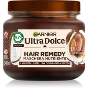 Garnier Ultra Doux Coconut and Macadamia hranilna maska za lase 340 ml