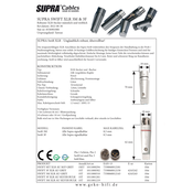 SUPRA SWIFT 3F XLR AU GREY XLR ženski prikljucek patentiran