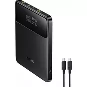Power bank Baseus Blade H1 Lite 20000mAh 100W z digitalnim prikazovalnikom in priloženim Type-C kablom - black