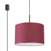 Sollux SL.1852 - Luster na sajli NEVIA 1xE27/15W/230V prečnik 40 cm crvena