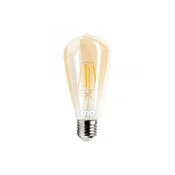 Žarnica ORO-E27-ST64-FL-jantarna-1,3W-WW, 2700K