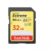 SANDISK SDHC 32GB Extreme 90MB/s V30 UHS-I U3