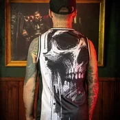 TOP moška - Painted Skull - HYRAW - 262DB04