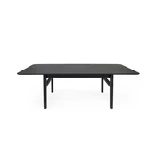 Raztegljiva jedilna miza z dodatno ploščo v hrastovem dekorju 90x180 cm Curved – Woodman