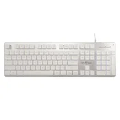 White Shark Tipkovnica GK-003241 TACHI-bela-US