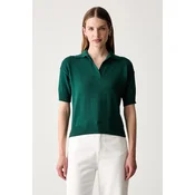 Weekend Max Mara polo ženska majica bombažna WKDALBERO