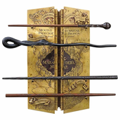 Noble Dekoracija Zemljevid Ravbarjeve karte Marauder´s map in komplet palic - Harry Potter