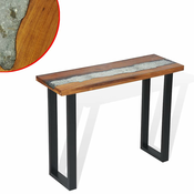 MAISON CHIC konzolna miza - miza ob steni iz tikovine 100x35x75 cm, (21785910)