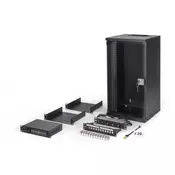Digitus DN-49105-SET predal 12U Stenska polica Črna