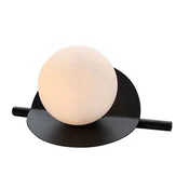Rabalux Stona lampa Jules, Staklena kugla, 1xG9, 5W, Crno-bela