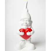 Dekorativna figurica Blogo Nano Lover Heart - bela, srednja