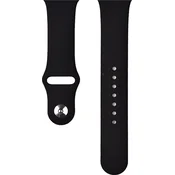 Devia narukvica za Apple Watch 42/44/45/49mm, silikonska - crna